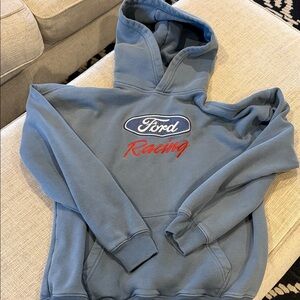 Ford Hollister Racing Hoodie in Blue and Red